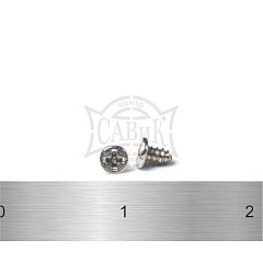 ШУРУПЫ IB С ПЛОСКОЙ ЦИЛИНДРИЧЕСКОЙ ШЛЯПОЙ С ОСТРЫМ КОНЦОМ МИКРО