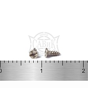 ШУРУПЫ DIN7982 ПОТАЙНЫЕ С ОСТРЫМ КОНЦОМ А2 МИКРО